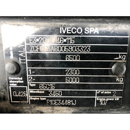 IVECO DAILY 65C15 GUIDA DX-COMPATTATORE RIFIUTI FARID MK1-7