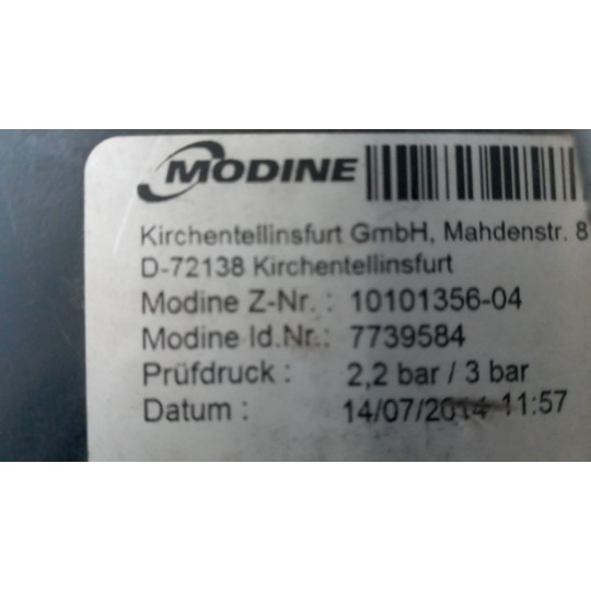 RADIATORE ACQUA MAN TGX euro 6 usato