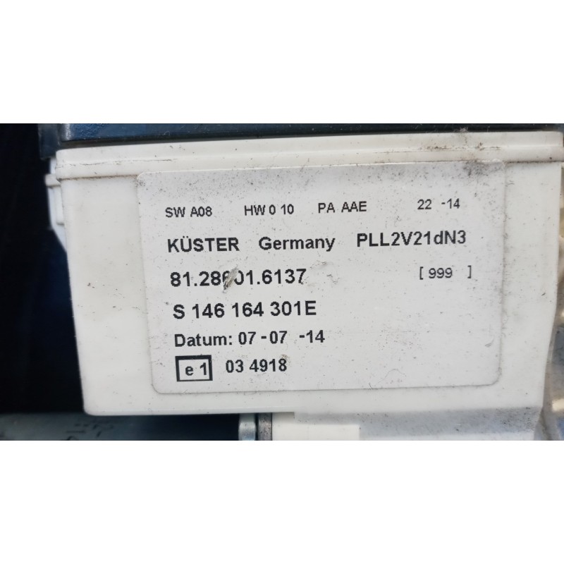 MAN FRONT LEFT POWERED WINDOWS  MAN TGX euro 6 used