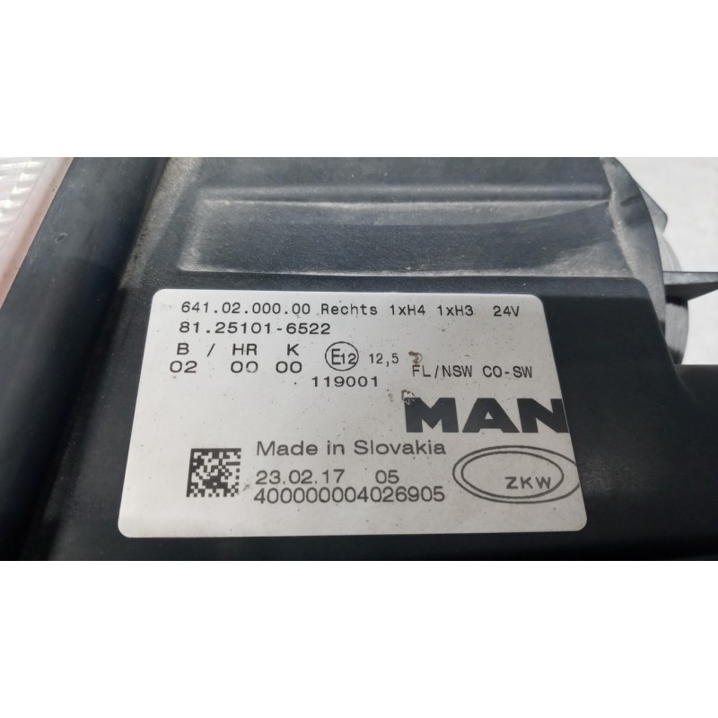 MAN FENDINEBBIA DESTRO MAN TGX euro 6 usato