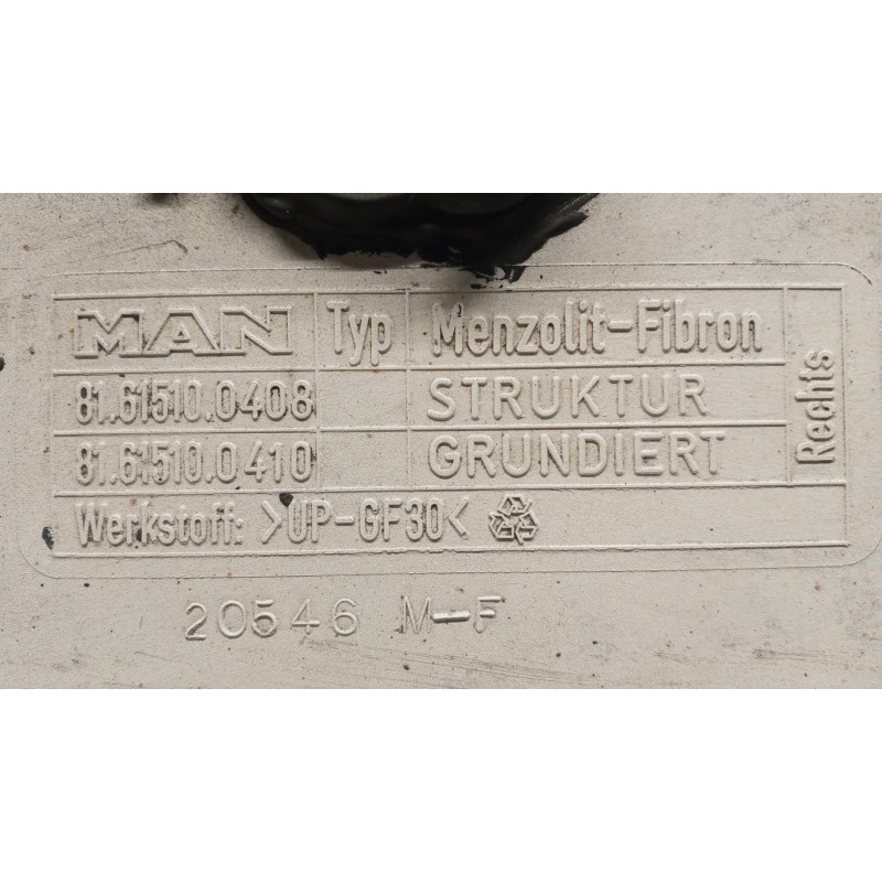 MAN PLASTICHE ESTERNE VARIE MAN TGX euro 6 used